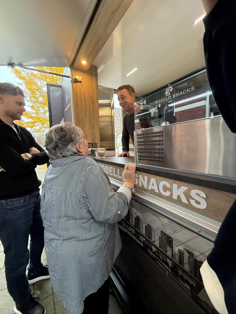 Klanten aan de balie