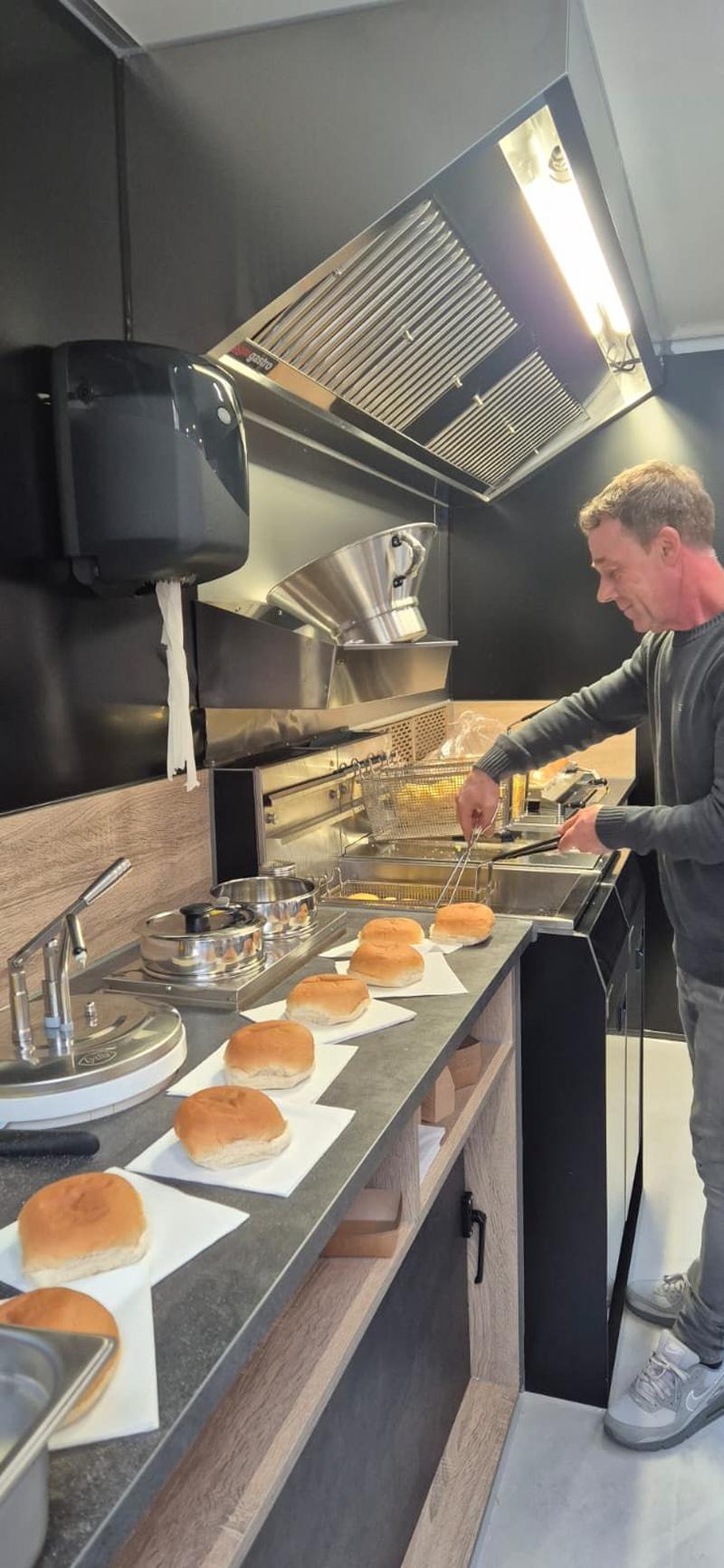 Verse bereiding in de keuken